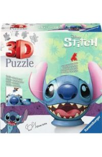 Puzzle 3D glob: Disney Stitch cu urechi