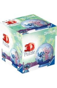 Puzzle 3D mini bila: Disney Stitch Angel si Stitch