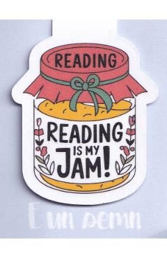 Semn de carte magnetic: Reading is My Jam!