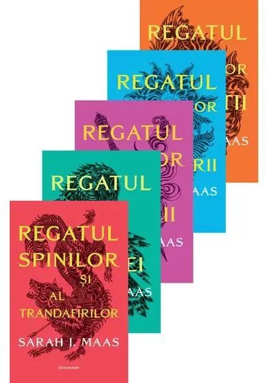 Seria ACOTAR - Regatul spinilor si al trandafirilor. Set 5 volume