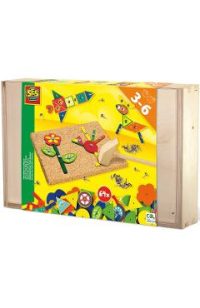 Set constructie: Hammer Tic in cutie din lemn