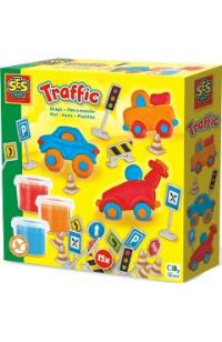 Set creativ trafic din plastilina