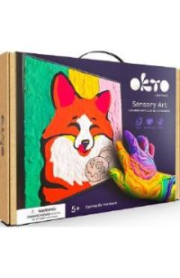Set de colorat cu lut: Fox