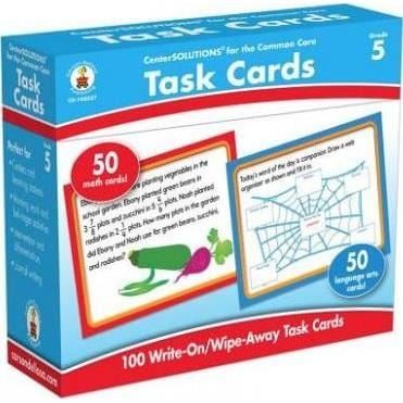 Task Cards Learning Cards, Grade 5