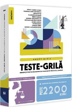 Teste-grila. Minispete pentru examenele de admitere in profesiile juridice. Drept civil - Florin Motiu